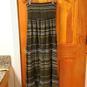 Ladies long tube top dress